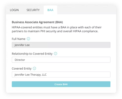 Download Business Associate Agreement